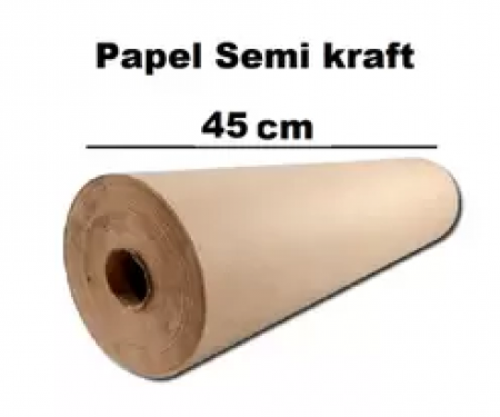 PAPEL SEMI KRAFT 60GRS 45CM 1KG - UND