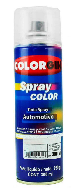 SPRAY PRETO ALTA TEMPERATURA COLORGIN - UND
