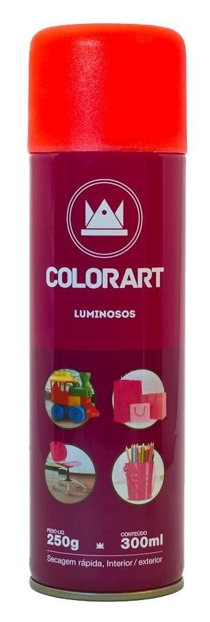 SPRAY VERMELHO LUMINOSO COLORART - UND