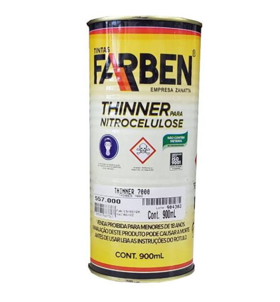 THINNER ACABAMENTO 7000 900ML FARBEN - UND