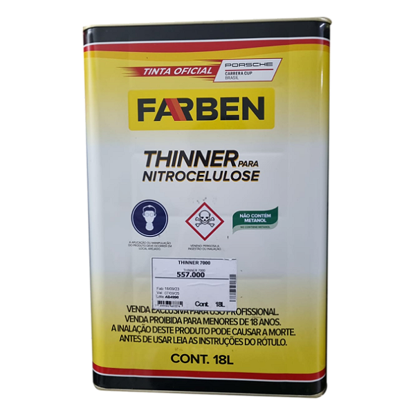 THINNER ACABAMENTO 7000 5L FARBEN - UND