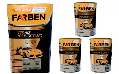 KIT GALAO VERNIZ ALTOS SOLIDOS FARBEN (A+B+B+B) - UND
