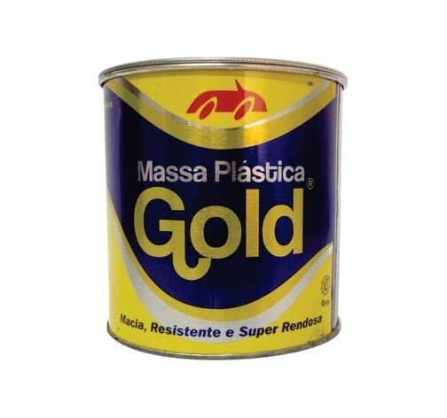 MASSA PLASTICA BRANCA 800 G - GOLD LATA - UND