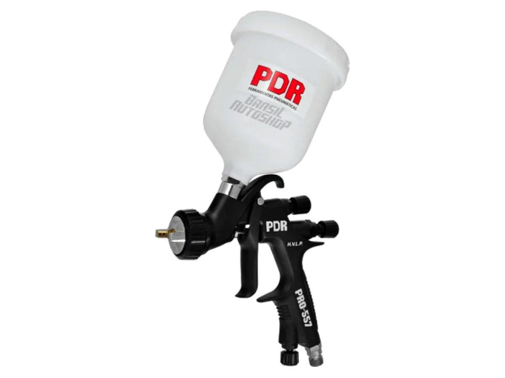 PISTOLA PINTURA GRAVIDADE. HVLP 1,3MM 600ML PRO-557 PDR - UND