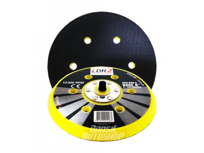 SUPORTE PARA LIXADEIRA ROTO ORBITAL 6" COM ASPIRACAO DR6-006A PDR - UND