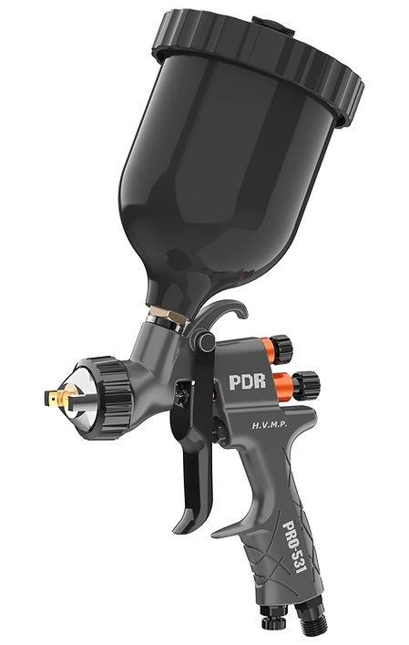 PISTOLA PINTURA GRAV. HVLP B. 1,2MM 600ML COPO PRETO PRO-531P PDR - UND