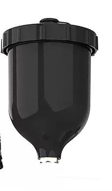 COPO PRETO PARA PISTOLA DE GRAVIDADE (PRO-552) 600ML - UND