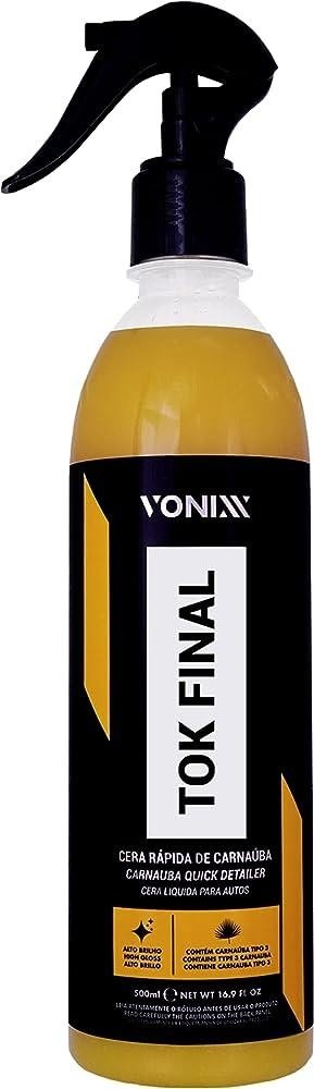 CERA CARNAUBA TOK FINAL SPRAY 500ML VONIXX - UND