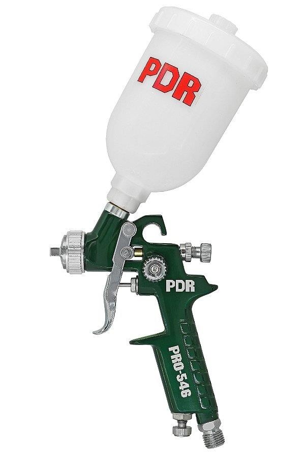 MINI PISTOLA PINTURA GRAV. HVLP BICO 0,8MM 250ML PRO-546 PDR - UND