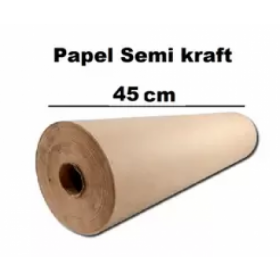 PAPEL SEMI KRAFT 60GRS 45CM 1KG - UND