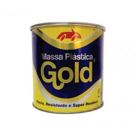 MASSA PLASTICA BRANCA 800 G - GOLD LATA - UND
