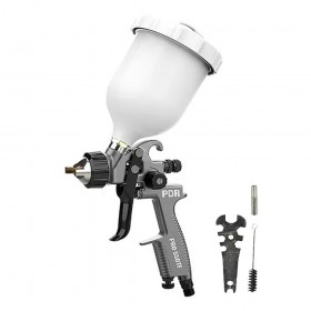 PISTOLA PINTURA TEFLON GRAV. HVLP B. 1,4MM COPO 600ML BRANCO PRO-550TFB PDR - UND