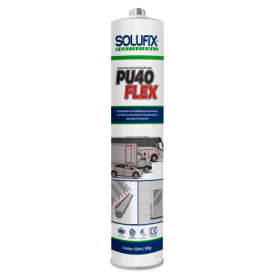 ADESIVO SELANTE BEGE KPO TUBO PU 40 FLEX 300ML 347G SOLUFIX - UND