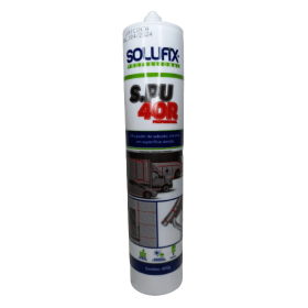 ADESIVO SELANTE CINZA KPO TUBO S.PU 40R 400G SOLUFIX - UND